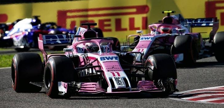 Los Force India, en Suzuka