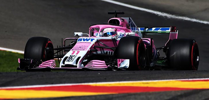 Checo, durante el pasado GP de Bélgica