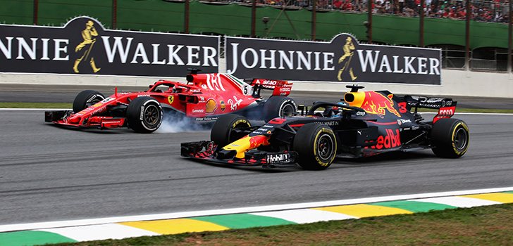 Ricciardo adelanta a Vettel en el GP de Brasil