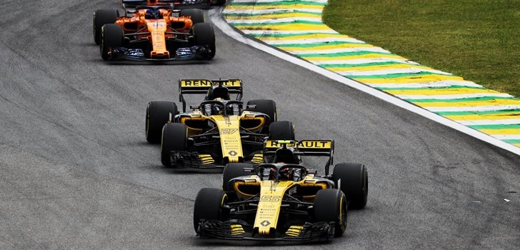 Sainz rueda en Interlagos