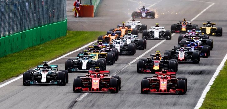 Los pilotos de F1, en el GP de Italia 2018