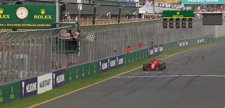 Vettel gana en Albert Park