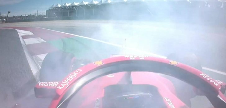 Vettel trompea en Austin