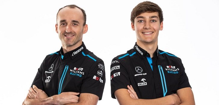 Rusell y Kubica Presentación 2019