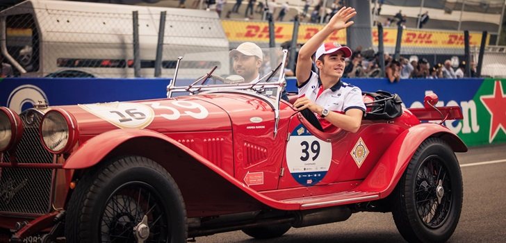 Leclerc se pasea en Singapur