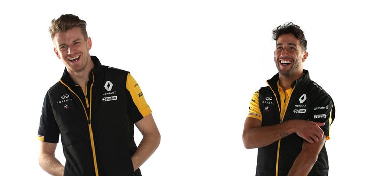 Nico Hülkenberg y Daniel Ricciardo