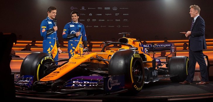 Sainz y Norris, junto al MCL34