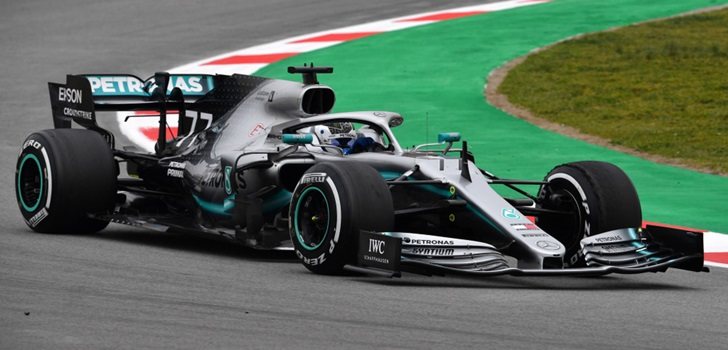 Bottas, en el tercer día de test