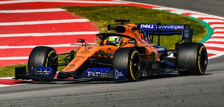 Lando Norris, en boxes