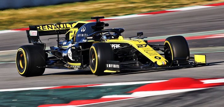 Hülkenberg, en Montmeló