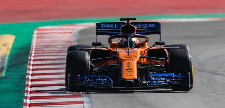 Sainz, en los test de Montmeló