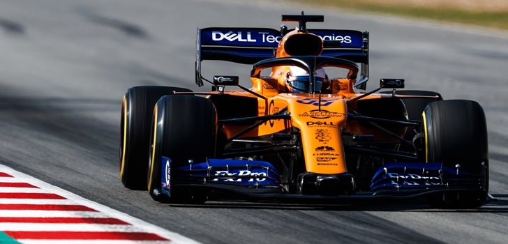 Sainz, en los test de Montmeló