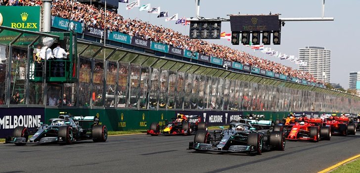 Salida del GP de Australia 2019