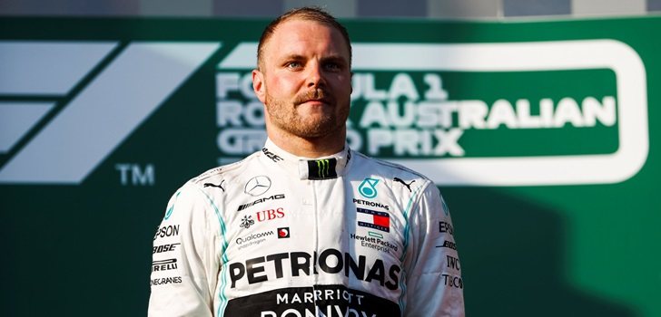 Bottas, en el podio de Australia