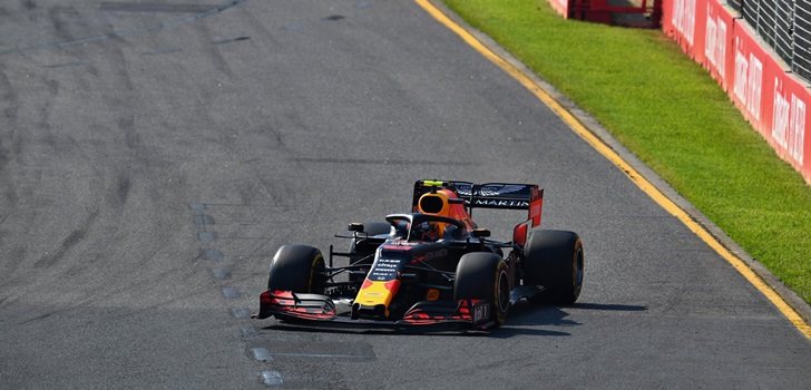 Gasly, durante el GP de Australia 2019