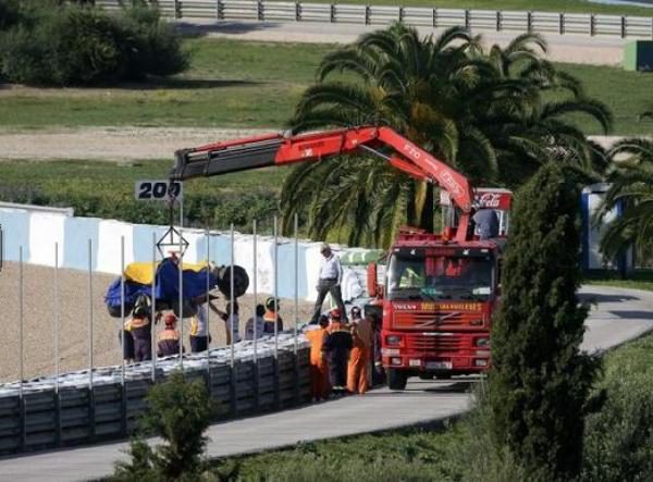 Accidente de Alonso en Jerez