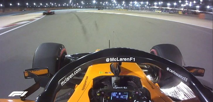 Sainz persigue a Verstappen en Baréin