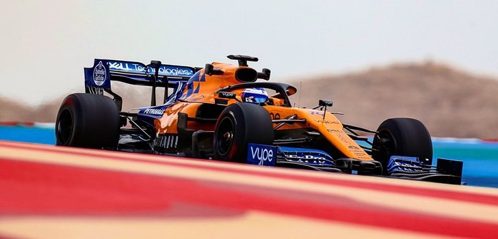 Alonso, en los test de Baréin