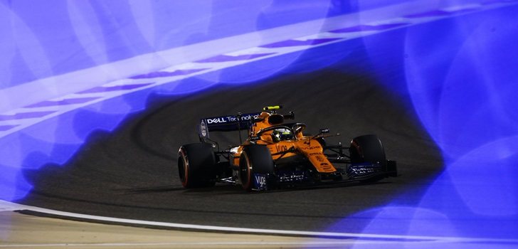 Norris, en Sakhir 2019