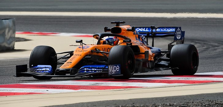 Sainz, en Sakhir 2019