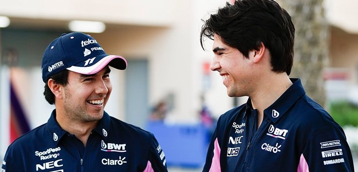 Pérez y Stroll, juntos en Baréin