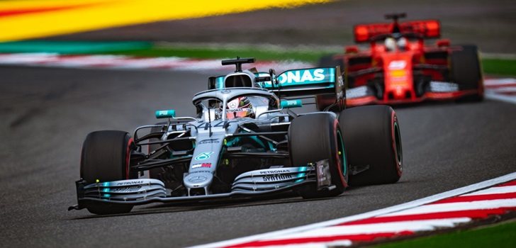 Hamilton y Vettel, en la Qualy de Shangái