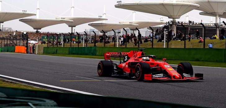 Vettel, en China 2019