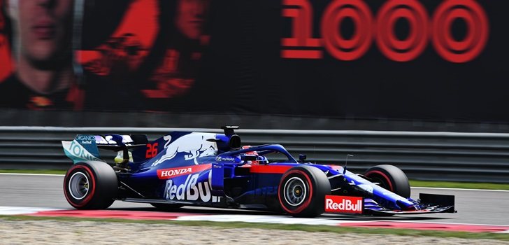 Kvyat rueda en China