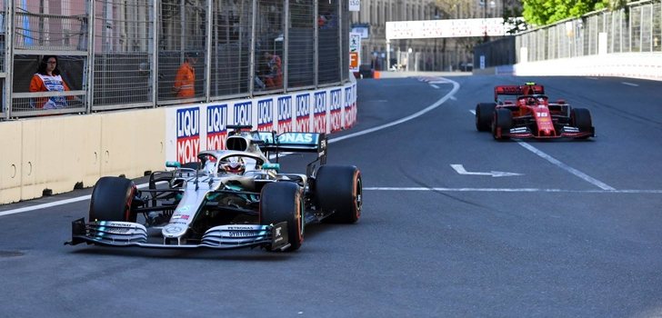 Hamilton y Leclerc, en China