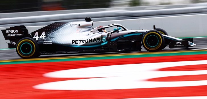 Hamilton, en el GP de España 2019