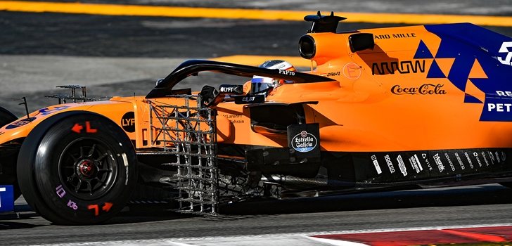 Sainz, en los test de Montmeló