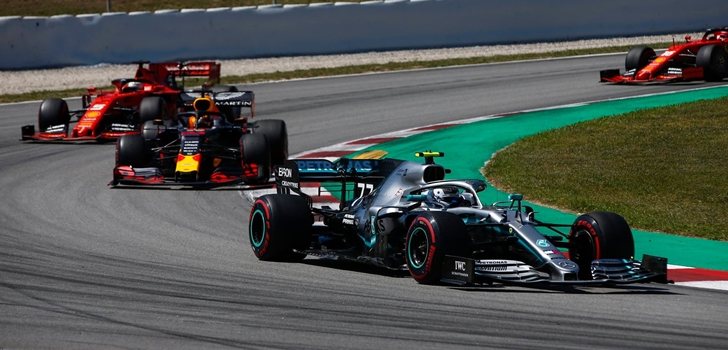 Bottas, en Montmeló 2019