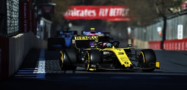 Ricciardo, en Bakú