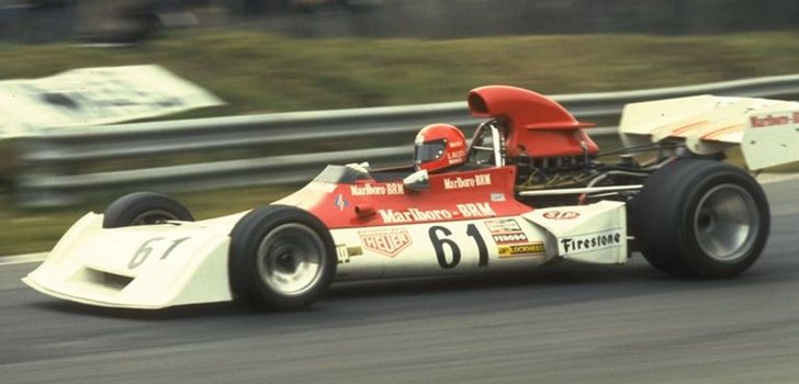 Lauda rueda con BRM