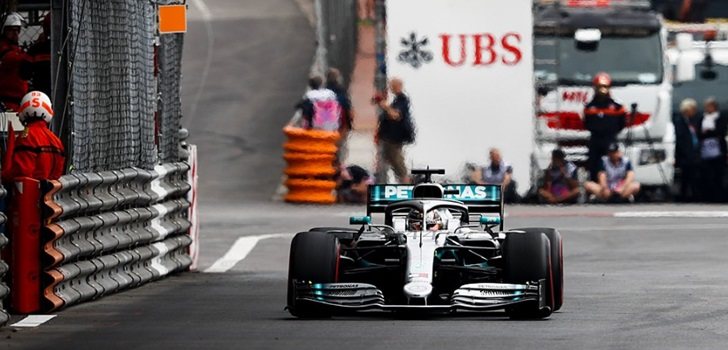 Hamilton, en los Libres 1 de Mónaco