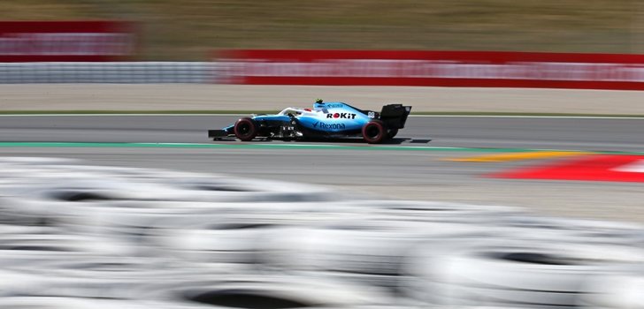 Kubica, a los mandos del FW42