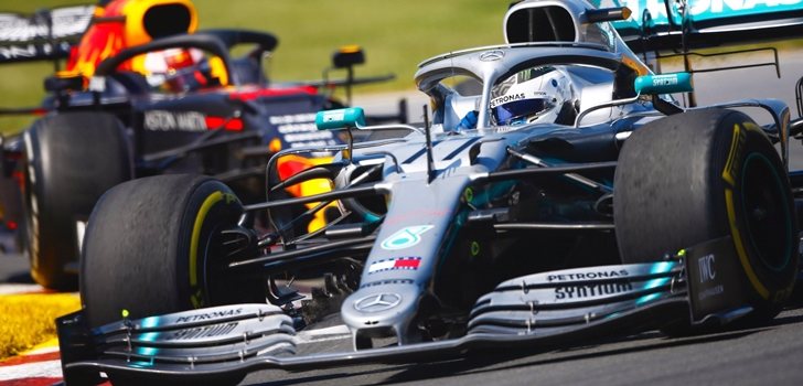 Bottas, durante el GP de Canadá 2019