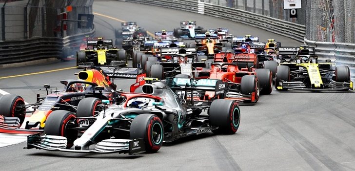 Los pilotos de F1, en Montecarlo