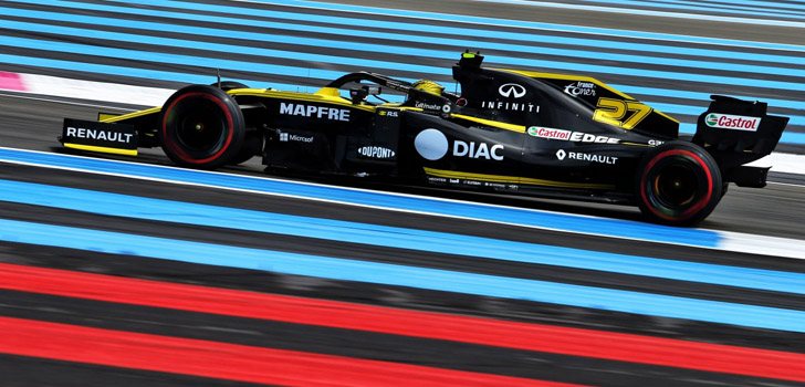 Max Verstappen, al volante de su RB15 en Paul Ricard