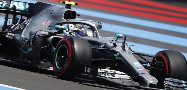 Bottas, en la tercera sesión de libres de Francia