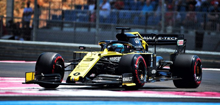 Daniel Ricciardo logra un buen resultado para Renault en Francia