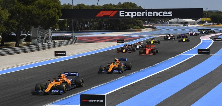Los coches de F1, en el GP de Francia 2019