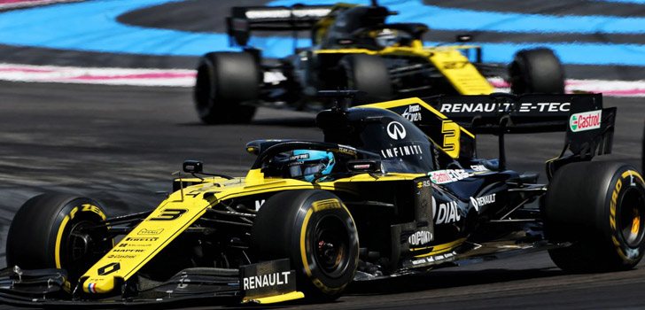 Renault en la carrera francia 2019