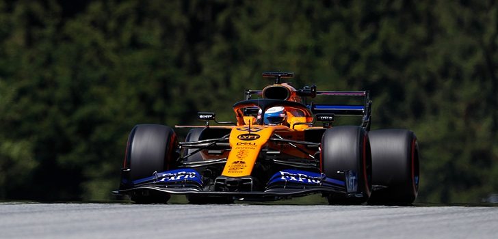 Sainz rueda en los Libres del GP de Austria 2019