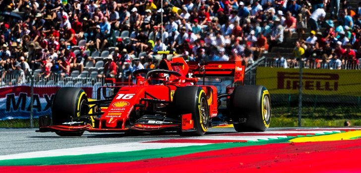 Leclerc logra la pole en Austria