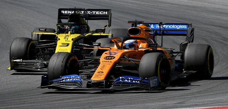 Sainz adelanta a Ricciardo en el GP de Austria 2019