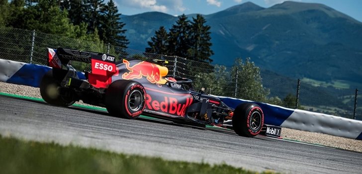 Gasly, durante el GP de Austria 2019