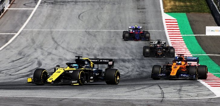 Ricciardo, durante el GP de Austria 2019