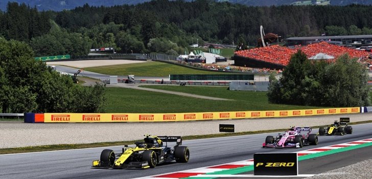 Hülkenberg, durante el GP de Austria 2019