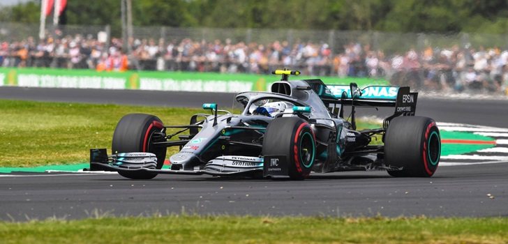 Bottas, el más rápido en los Libres 2 de Silverstone